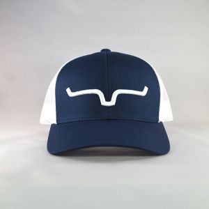 Kimes Ranch Weekly Trucker Hat - Navy/White